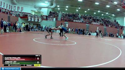 145 lbs Cons. Round 2 - Austin Phillips, Dekalb Central Middle School vs Jordan Jay, Carmel USA Wrestling