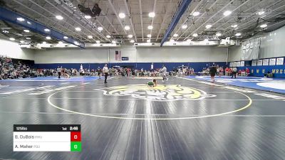 125 lbs Consi Of 16 #2 - Ben DuBois, Roger Williams vs Andrew Maher, Plymouth