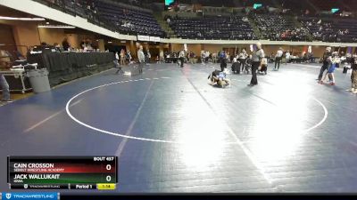 90 lbs Semifinal - Cain Crosson, Sebolt Wrestling Academy vs Jack Wallukait, Iowa