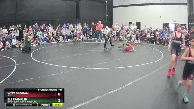 41 lbs Cons. Round 1 - Eli Franklin, River Bluff Youth Wrestling vs Witt Grogan, JET