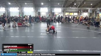 56 lbs Round 1 (6 Team) - Dawson Wicker, POWA vs Logan Vallalla, Rebellion