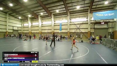 92 lbs Quarterfinal - Kian Kanekoa, Idaho vs Bryson Christenson, Utah