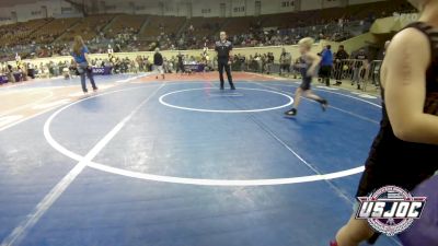 40 lbs Consi Of 8 #2 - Jack Allen, Ponca City Wildcat Wrestling vs Rhiller Ellison, El Reno Wrestling Club