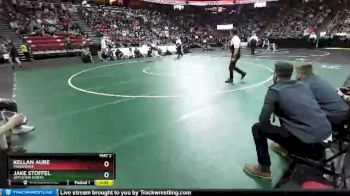 D1-132 lbs Semifinal - Kellan Aure, Menomonie vs Jake Stoffel, Appleton North