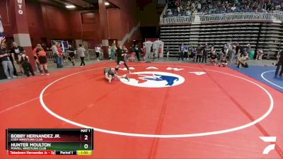 88 lbs Round 3 - Bobby Hernandez Jr., Cody Wrestling Club vs Hunter Moulton, Powell Wrestling Club