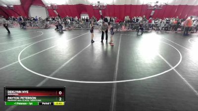 81 lbs Round 1 - Payton Peterson, Freedom High School Wrestling vs Deklynn Nye, Wisconsin