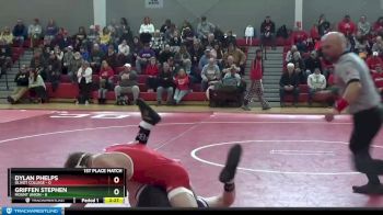 141 lbs Finals (2 Team) - Griffen Stephen, Mount Union vs Dylan Phelps, Olivet College