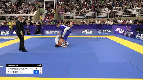 GABRIEL ARANTES VOLANTE vs VINICIUS LIBERATI 2024 Brasileiro Jiu-Jitsu IBJJF