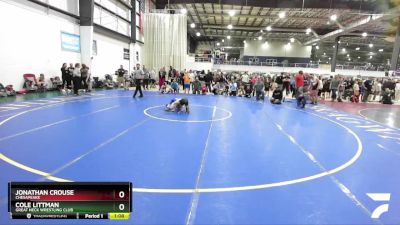 81 lbs Round 2 - Jonathan Crouse, Chesapeake vs Cole Littman, Great Neck Wrestling Club