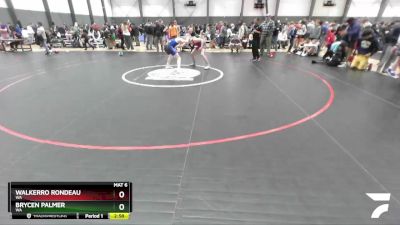 132 lbs Cons. Round 2 - Walkerro Rondeau, WA vs Brycen Palmer, WA