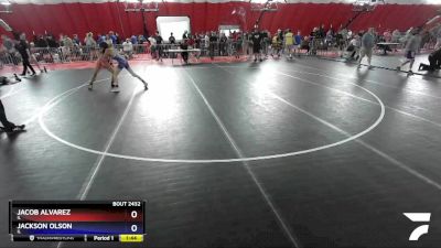 113 lbs Cons. Round 4 - Jacob Alvarez, IL vs Jackson Olson, IL