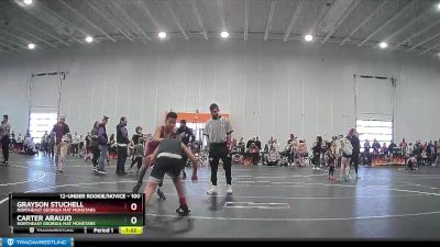 100 lbs Round 3 - Carter Araujo, Northeast Georgia Mat Monstars vs Grayson Stuchell, Northeast Georgia Mat Monstars