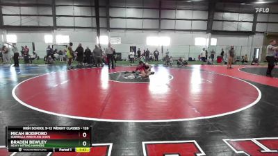 126 lbs Semifinal - Micah Bodiford, Guerrilla Wrestling (GWA) vs Braden Bewley, Heavy Hitting Hammers