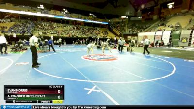 150 Class 3 lbs Semifinal - Evan Morris, Hillsboro vs Alexander Hutchcraft, Smithville