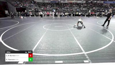 92 lbs Quarterfinal - Colton Risinger-Burton, North Desoto Wrestling Academy vs Bowen Pearson, Scrap Yard Training