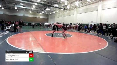 195 lbs Consi Of 8 #1 - Jacob Longrier, Troy vs Michael Cardiel, Upland