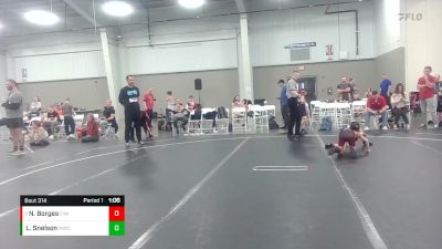 64 lbs Round 2 - Nicolas Borges, Chantilly Youth Association vs Levi Snelson, Matoaca Wrestling Club