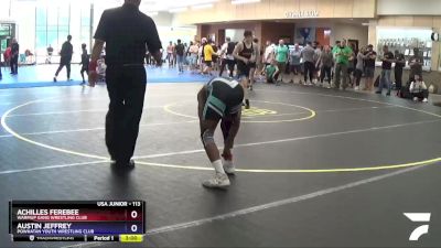 113 lbs Cons. Round 1 - Achilles Ferebee, Warmup Gang Wrestling Club vs Austin Jeffrey, Powhatan Youth Wrestling Club