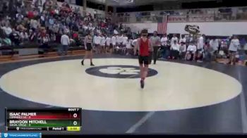 106 lbs Semis & 1st Wb (8 Team) - ISAAC PALMER, Commerce Hs vs Braydon Mitchell, Social Circle