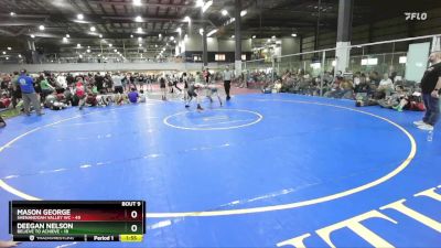 106 lbs Round 3 (6 Team) - Deegan Nelson, BELIEVE TO ACHIEVE vs Mason George, SHENANDOAH VALLEY WC