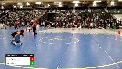 100 lbs Cons. Round 2 - Emma Faczak, Bennett Wrestling Club vs MaKayden Wells, Columbus Lakeview