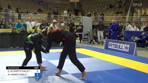 DANIELA ALFARO STIVALET vs MYLENE RAMOS ENGLE 2024 Pan Jiu Jitsu IBJJF Championship