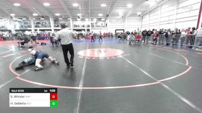 130 lbs Round Of 16 - Stephen Whisler, Smitty's Wrestling Barn vs Hunter DeBellis, Refinery WC