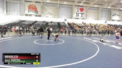 101 lbs Round 1 - Gregory Pym, Penn Yan Wrestling vs Sully Worytko, Wellsville You Wrestling Club