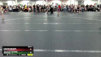 60 lbs Round 1 (8 Team) - Colten Becker, Black Fox Wrestling vs Bradley Snyder, Terps Xpress