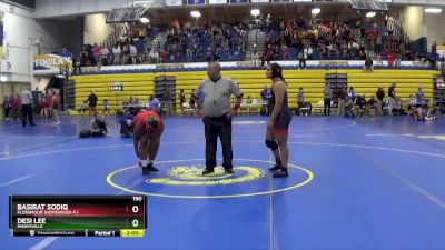 190 lbs Champ. Round 1 - Desi Lee, MARYSVILLE vs Basirat Sodiq, Flossmoor (Homewood-F.)