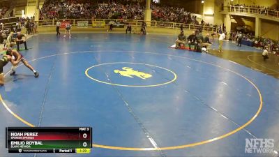 132 lbs Quarterfinal - Emilio Roybal, SLAM! NEVADA vs Noah Perez, Spanish Springs