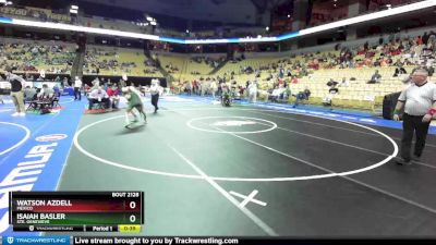 126 Class 2 lbs Cons. Round 1 - Watson Azdell, Mexico vs Isaiah Basler, Ste. Genevieve