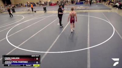 138 lbs Cons. Round 2 - Cavin Carlson, Minnesota vs Joshua Pohl-Martinez, Minnesota