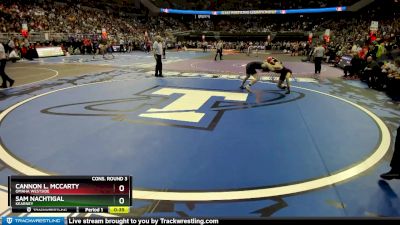 Cons. Round 3 - Sam Nachtigal, Kearney vs Cannon L. Mccarty, Omaha Westside