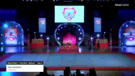 Clay Panthers - Youth Cheer [2021 Show Cheer 1 - Tiny Mite - Medium Day 2] 2021 Pop Warner National Cheer & Dance Championship
