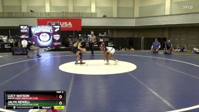 94 lbs Round 5 - Jalyn Newell, Springs Elite Wrestling Club vs Lucy Watson, Indian Creek Wrestling Club