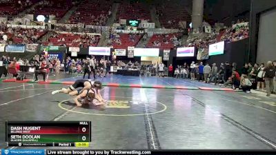 AA - 145 lbs Cons. Round 2 - Dash Nugent, Billings West vs Seth Doolan, Glacier (Kalispell)