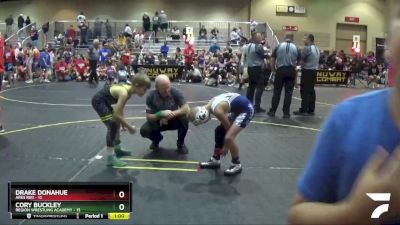 70 lbs Semis & 1st Wrestleback (8 Team) - Drake Donahue, Ares Red vs Cory Buckley, Region Wrestling Academy