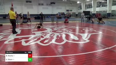 160-C lbs 5th Place - Braxten Roche, MI vs Ewan Olson, PA