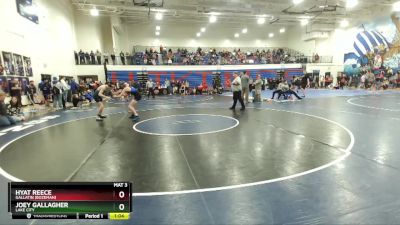 126 lbs Cons. Round 2 - Hyat Reece, Gallatin (Bozeman) vs Joey Gallagher, Lake City