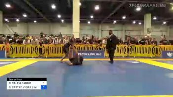 DAVID SALEM GARMO vs GABRIEL CASTRO VIEIRA LIMA 2022 American National IBJJF Jiu-Jitsu Championship