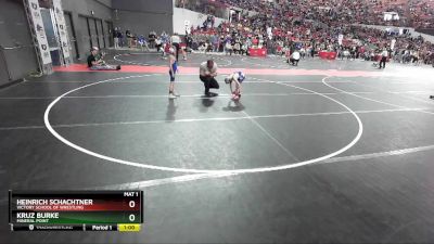 54 lbs Cons. Round 4 - Kruz Burke, Mineral Point vs Heinrich Schachtner, Victory School Of Wrestling