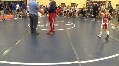 50 lbs Rr Rnd 5 - Luke Lagard, Gladiators K-8 vs Jace Strittmatter, Team Round-Up K-8