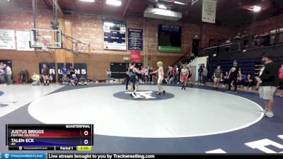 126 lbs Quarterfinal - Justus Briggs, Fighting Squirrels vs Talen Eck, JET