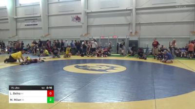 75-J lbs Consi Of 16 #2 - Landon Belka, MI vs Maverix Milan, MI