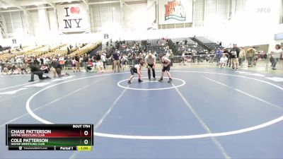 Semifinal - Chase Patterson, Wayne Wrestling Club vs Cole Patterson, Wayne Wrestling Club