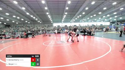 127 lbs Semifinal - Tom Schechterly, Mat Assassins vs Luke Boyer, PA Alliance Black