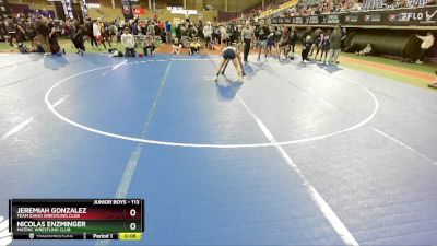 113 lbs 3rd Place Match - Jeremiah Gonzalez, Team Idaho Wrestling Club vs Nicolas Enzminger, MATPAC Wrestling Club