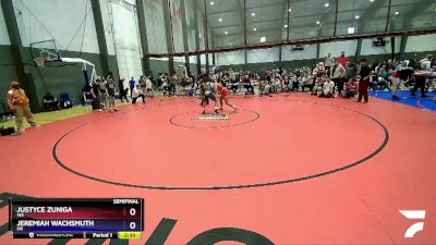 126 lbs Semifinal - Justyce Zuniga, WA vs Jeremiah Wachsmuth, OR