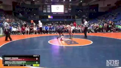 113 lbs Quarterfinals (8 Team) - Abdullokh Khakimov, Arlington Heights (Hersey) vs Donny Pigoni, Aurora (Marmion Academy)